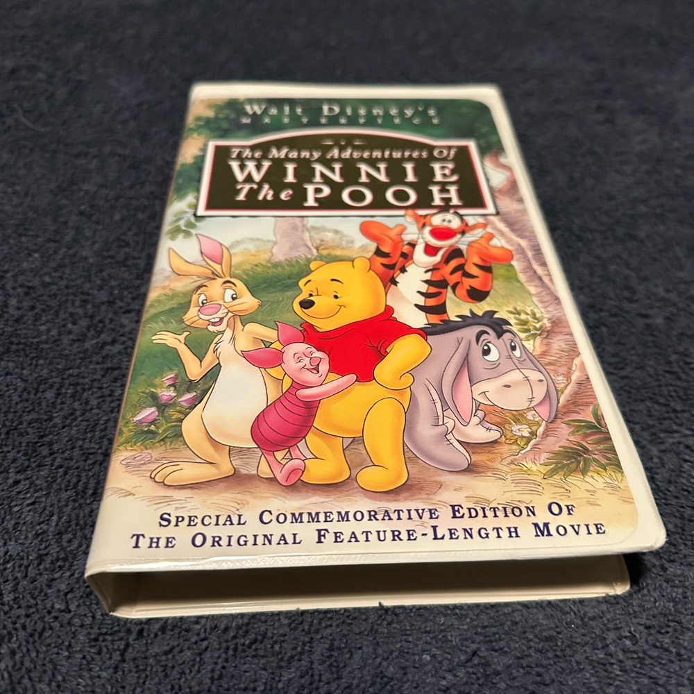 Disney's Winnie the Pooh VHS - Yellow and Pink